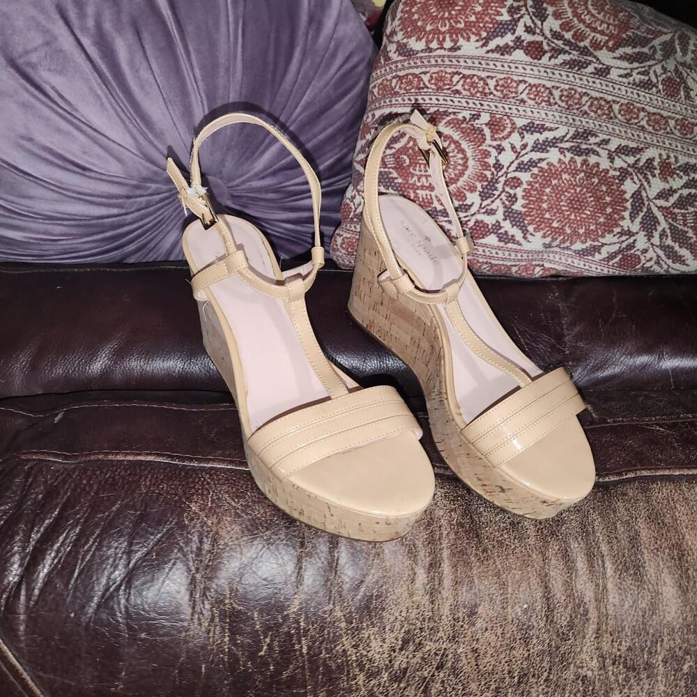 Kate-spade-new-york Women's Tan and Cream Sandals 8